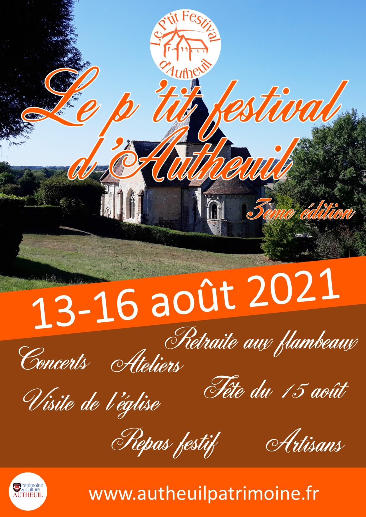 Affiche 2021 P’tit Festival d’Autheuil